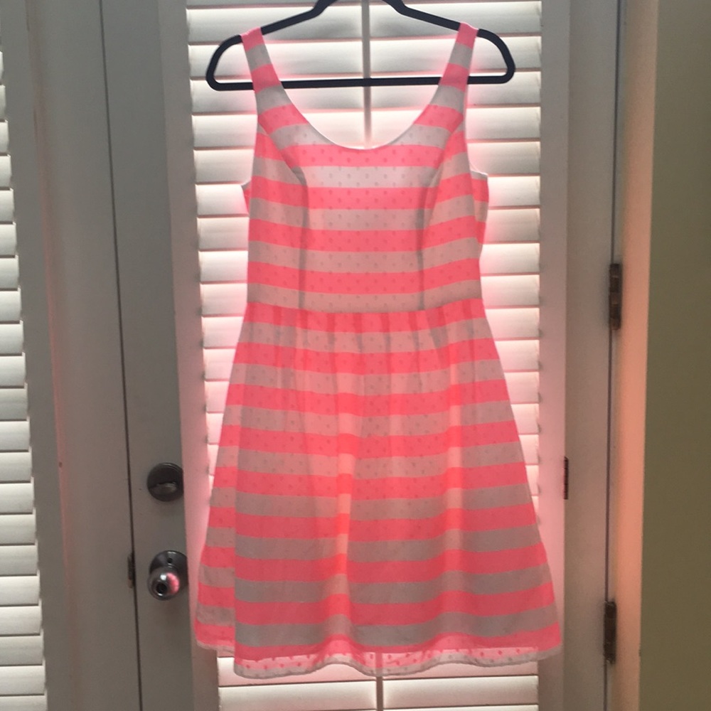 Lily Pulitzer Pink and White Stripe Posey Dress - Picture 4 of 8